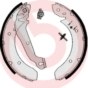 Bestseller Zestaw szczęk hamulcowych BREMBO S 24 506