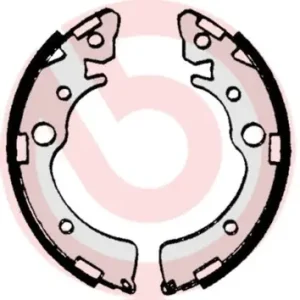 Bezpieczne zakupy Zestaw szczęk hamulcowych BREMBO S 28 509