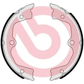 Zestaw szczęk hamulcowych, hamulec postojowy BREMBO S 28 518 Popularny