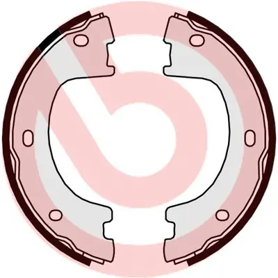 Zestaw szczęk hamulcowych, hamulec postojowy BREMBO S 50 521 Zniżka