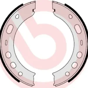 Bezpieczne zakupy Zestaw szczęk hamulcowych, hamulec postojowy BREMBO S 65 503