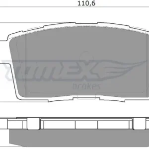 Szybka wysyłka KLOCKI HAMULC. MAZDA CX-7 07- TYŁ