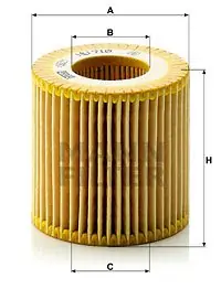 Taniej Filtr oleju MANN-FILTER HU710X
