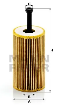 Premium Filtr oleju MANN-FILTER HU612X