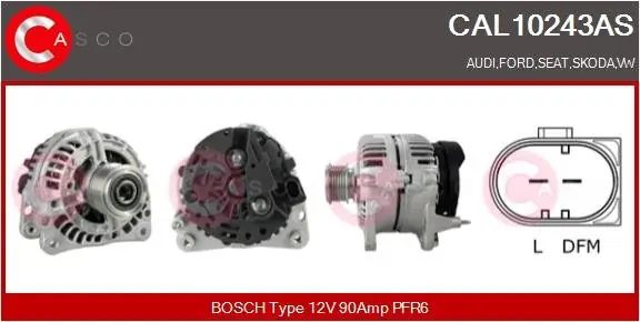 Sprawdź teraz ALTERNATOR 12V 90A